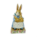 Mrs. Rabbit in Rocking Chair Figurine - The Country Christmas Loft