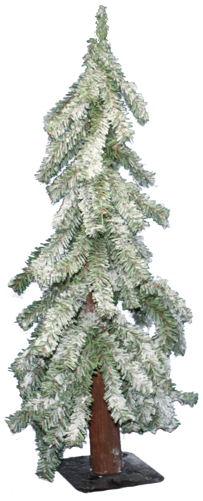Downswept Flocked Tabletop Tree - 24 inches - The Country Christmas Loft