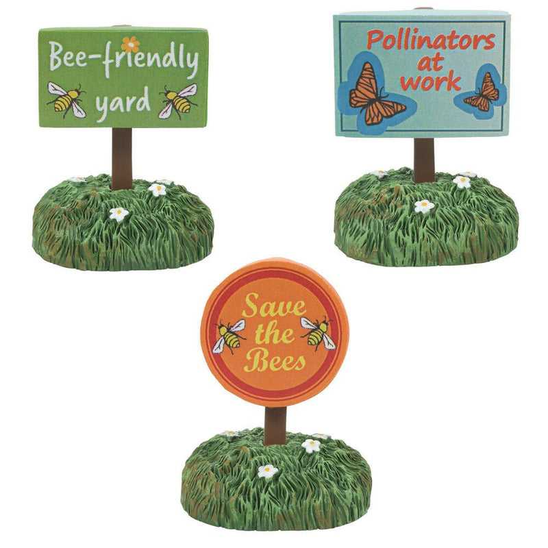 Bee Friendly Signs - 3 Piece Set - The Country Christmas Loft