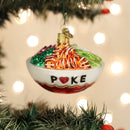 Poke Bowl Glass Ornament
