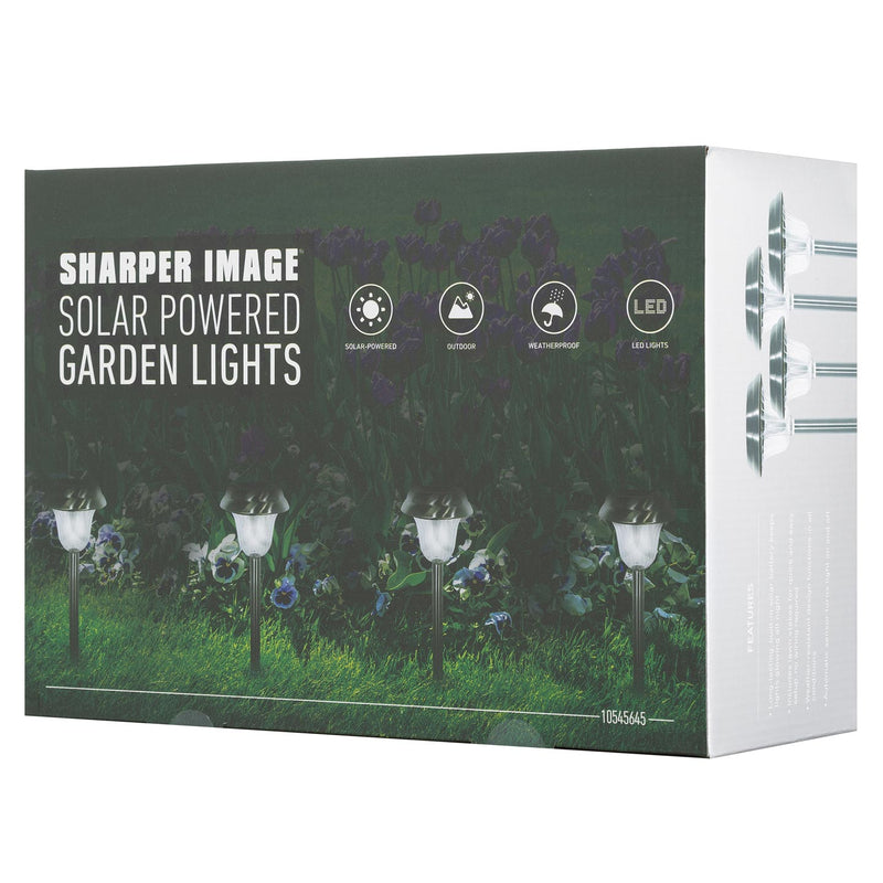 Sharper Image Solar Stake LED Light Set - Silver - The Country Christmas Loft
