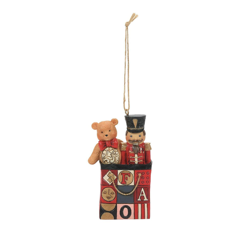 Bear and Nutcracker FAO Schwartz Ornament - The Country Christmas Loft