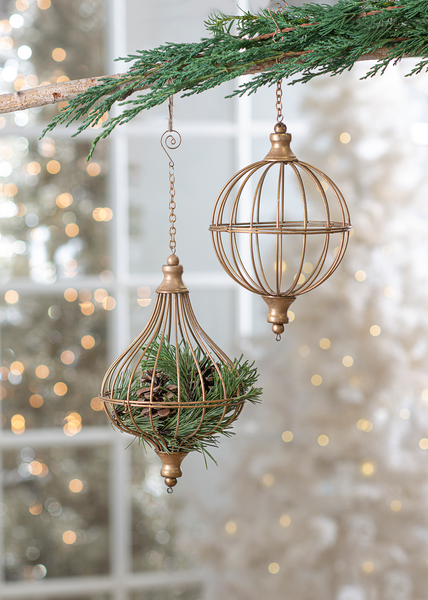 Oversized Hinged Oblong Shape Ornaments - The Country Christmas Loft