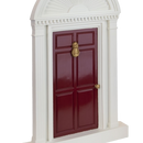 Red Door with Pineapple Door Knocker