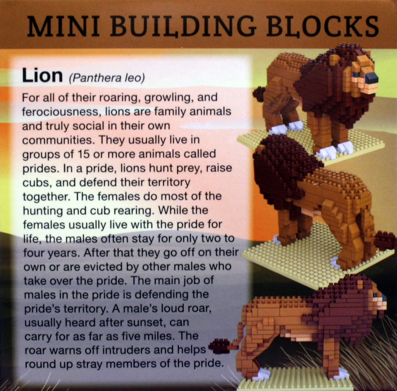 Mini Building Blocks - Lion - The Country Christmas Loft