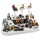 Battery-Operated LED Lighted Musical Village - The Country Christmas Loft