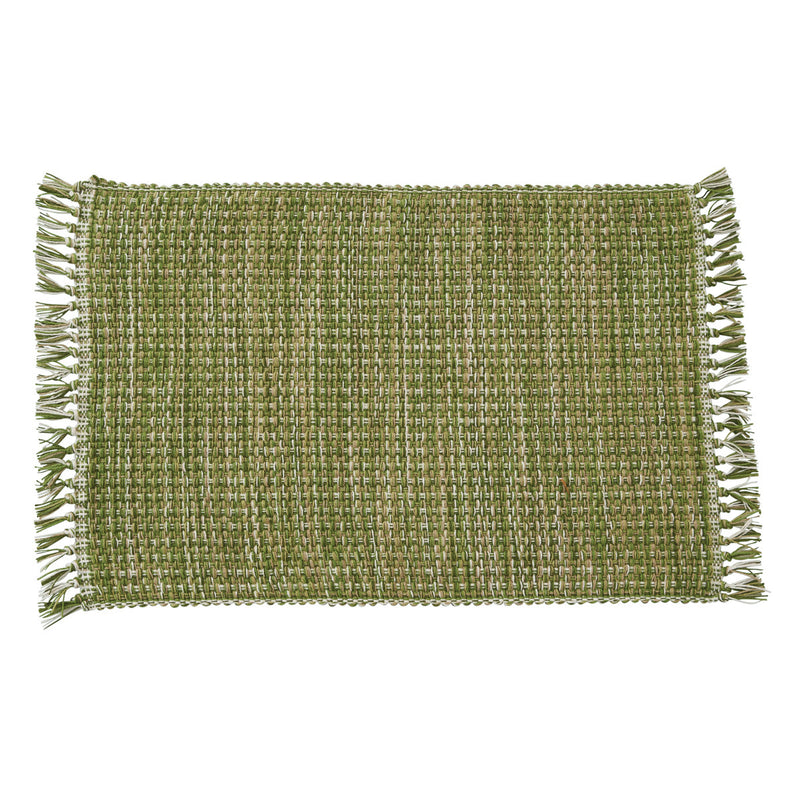 Basketweave Evergreen Place Mat - The Country Christmas Loft