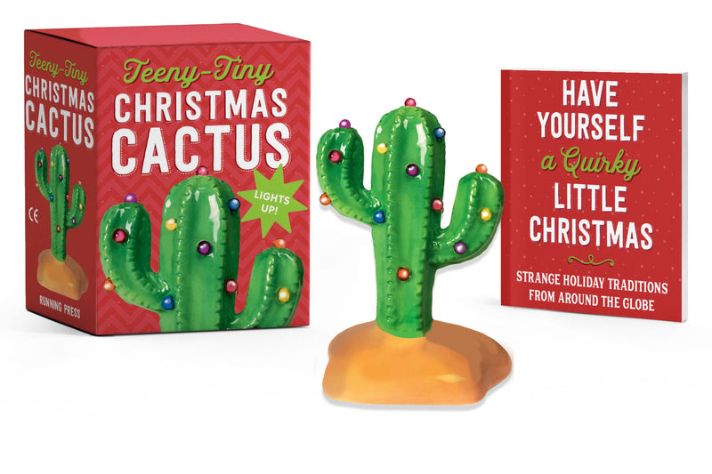 Teeny-Tiny Christmas Cactus: With Colored Lights! Mini Kit - The Country Christmas Loft