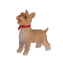 10 Inch Coca-Cola Fabriché Sundblom 90th Anniversary Santa and Dog - 2 Piece Set - The Country Christmas Loft