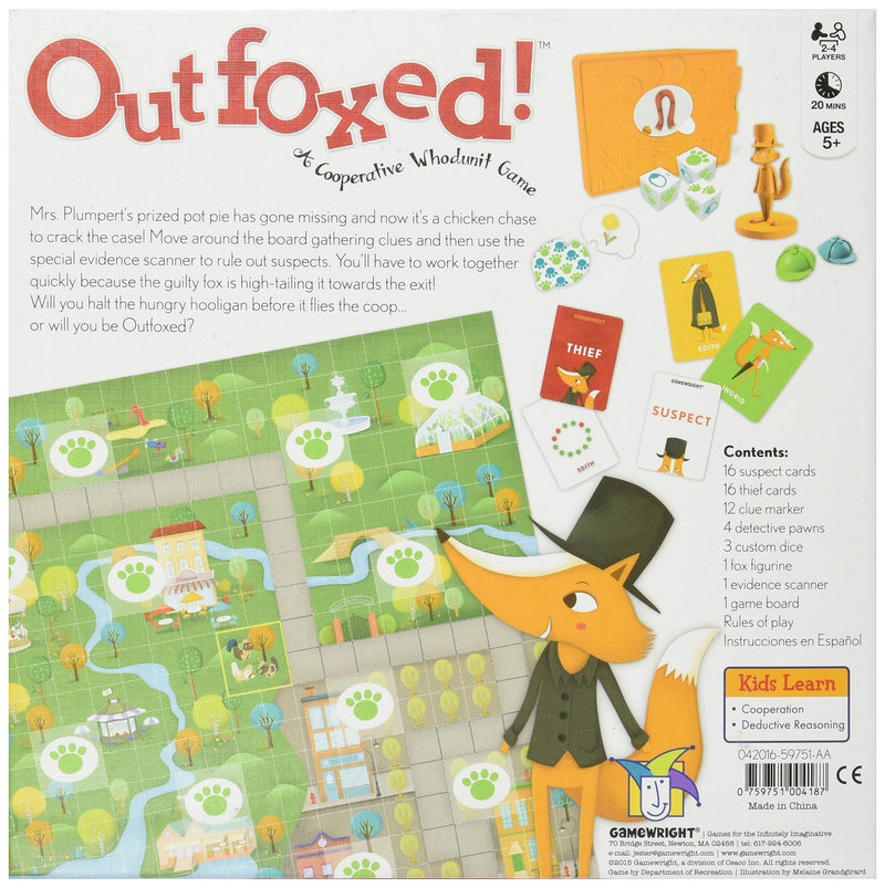 Outfoxed! Game Board Game - The Country Christmas Loft