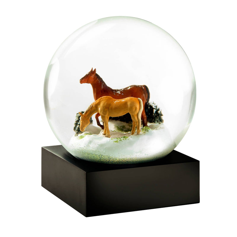 Horses Snow Globe - The Country Christmas Loft
