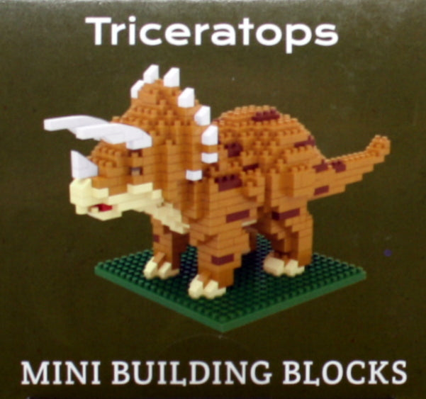 Mini Building Blocks - Triceratops - The Country Christmas Loft