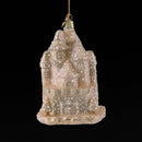 Glass Sand Castle Ornament - The Country Christmas Loft