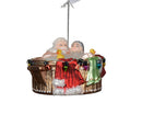 Santa and Mrs Claus in a Hot Tub Ornament