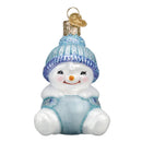 Snow Baby Boy Ornament - The Country Christmas Loft