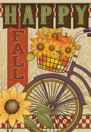 Bountiful Bicycle Flag - The Country Christmas Loft