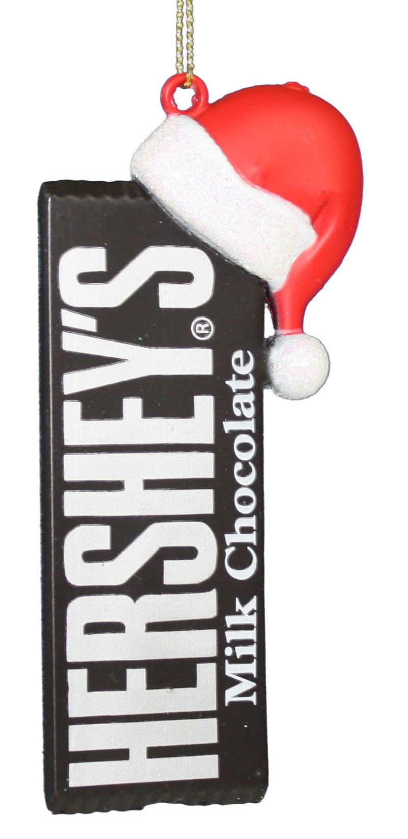 Chocolate Bar W/Hat Ornament - Hershey - The Country Christmas Loft