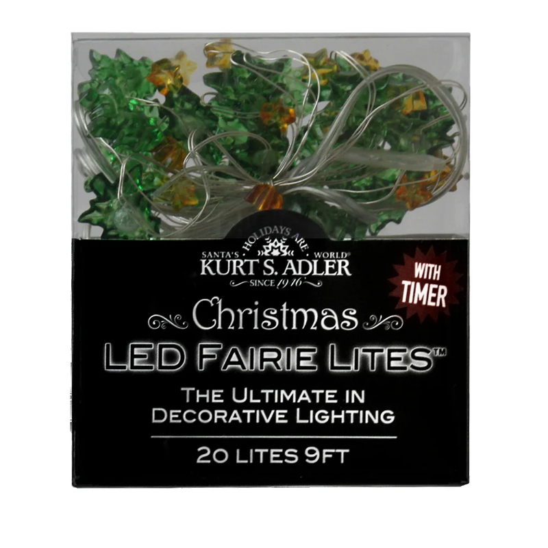 20-Light Battery-Operated LED String Lights - Trees - The Country Christmas Loft
