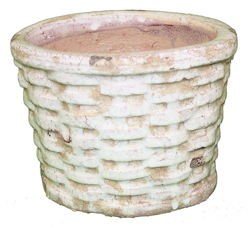 Terracotta Oval Basket Planter - 5 Inch - The Country Christmas Loft