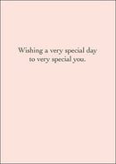 Birthday Card - Special Day Special You - The Country Christmas Loft