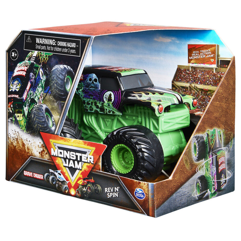 Monster Jam 1:43 Rev-n-Roar Monster Truck - Grave Digger - The Country Christmas Loft