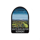 Vinyl Landmark Sticker - South Burlington - The Country Christmas Loft