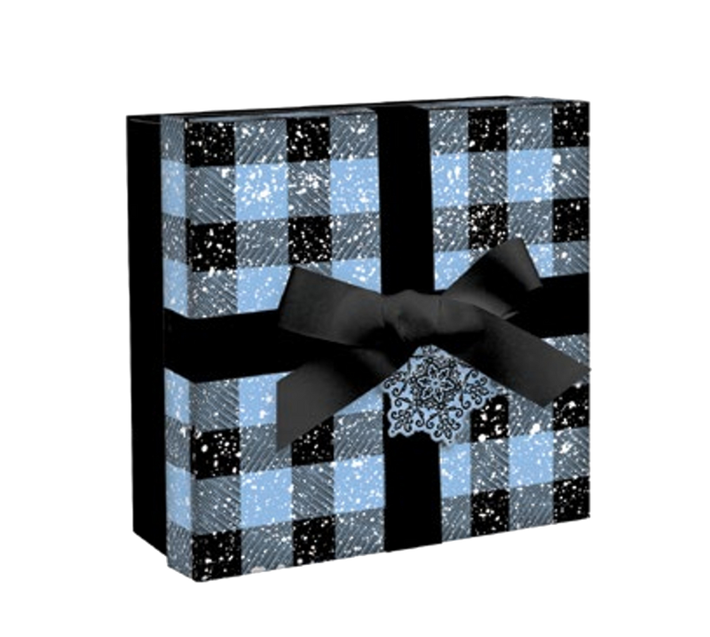 Square Giftbox with Ribbon - - The Country Christmas Loft