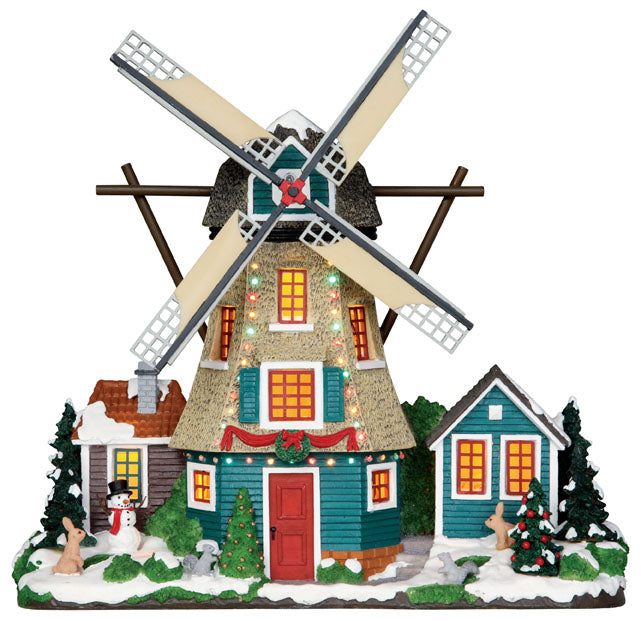 Holiday Windmill - The Country Christmas Loft