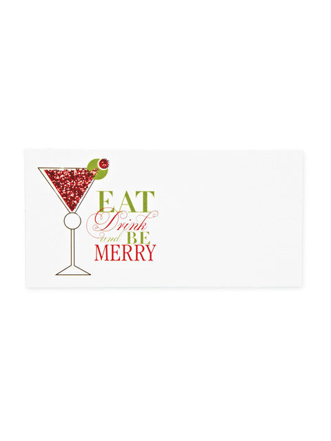 Be Merry Place Card - The Country Christmas Loft