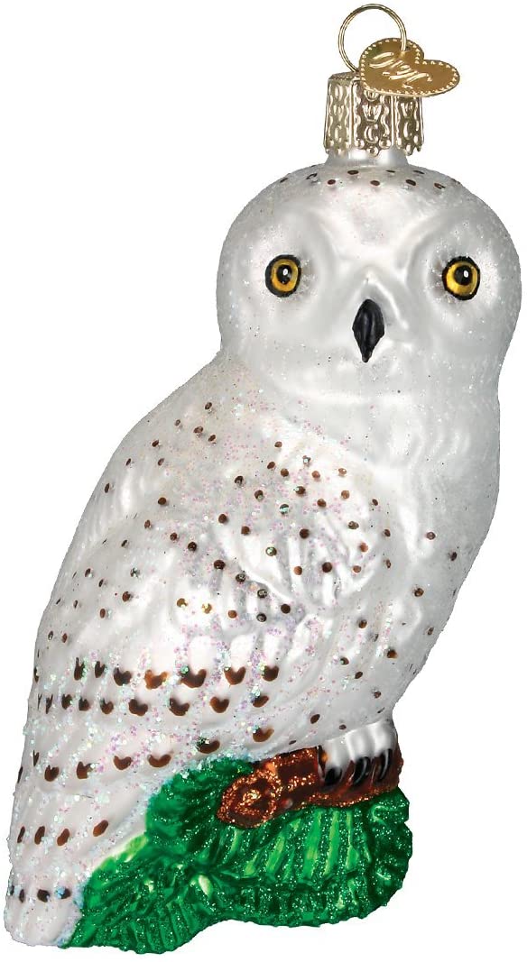 Old World  Great White Owl Ornament - The Country Christmas Loft