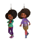 Karma's World Ornament -  Green Shirt - The Country Christmas Loft