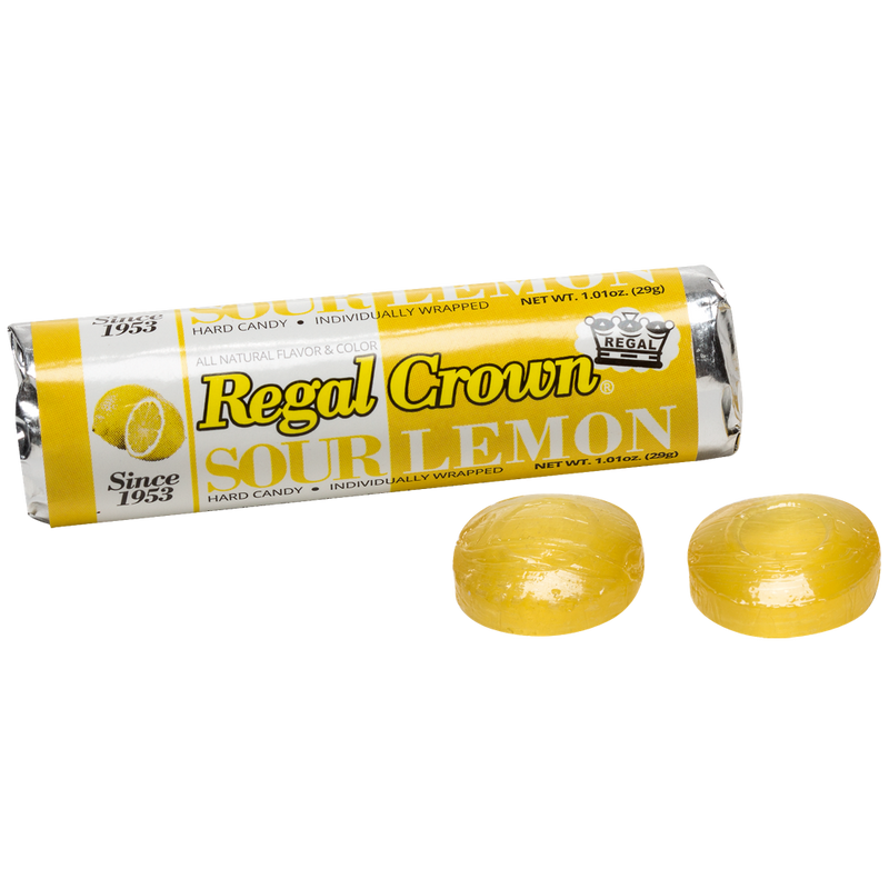 Regal Crown Candy Rolls (1 oz) - Sour Lemon