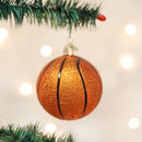 Old World Christmas Basketball Glass Ornament - The Country Christmas Loft