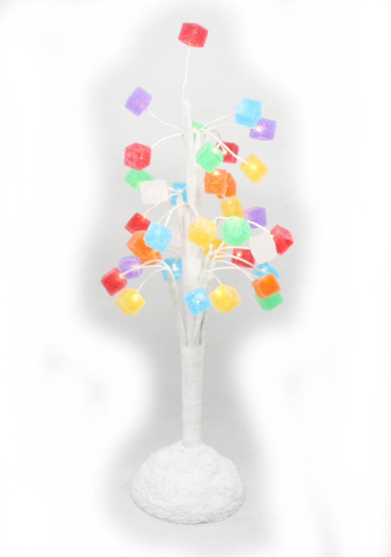 Lighted Holiday Square Gum Drop Tree
