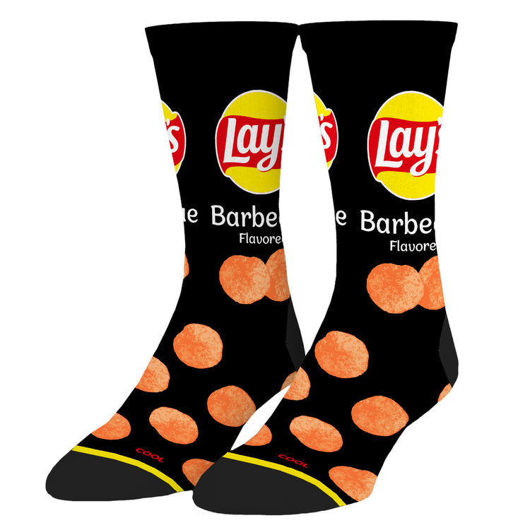 Lays Barbecue Flavored  -  Crew Socks