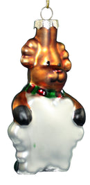 4 Inch Glass Ornaments To Personalize - Moose - The Country Christmas Loft