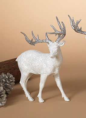 8 Inch Resin Deer Figurine - - The Country Christmas Loft