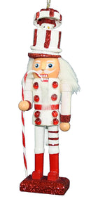Hollywood 6 inch Wooden Nutcracker - Gift Hat Red/White - The Country Christmas Loft