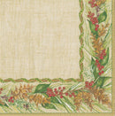 Caspari Winter Garland Paper Goods - Cocktail Napkin - The Country Christmas Loft