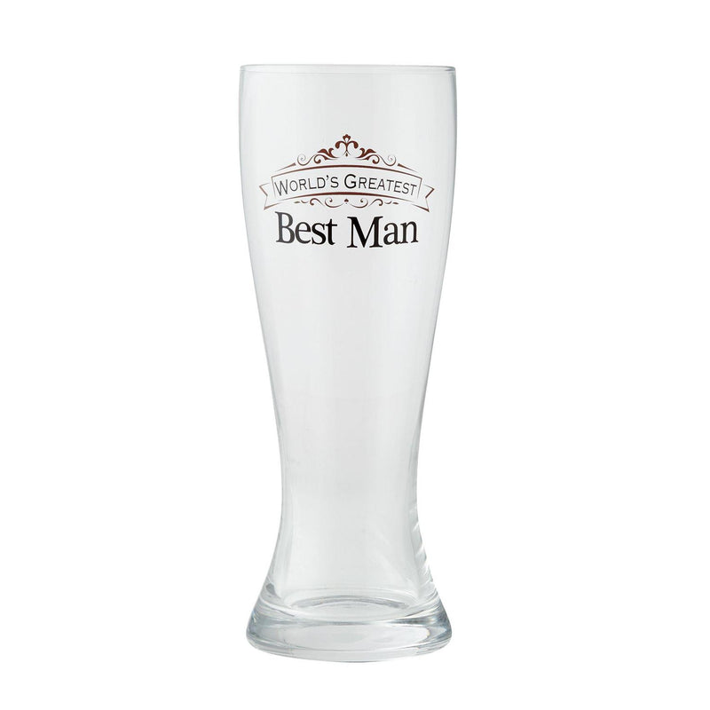 Best Man Beer Glass - The Country Christmas Loft