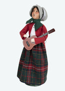 Tartan Plaid Musical Family - Woman - The Country Christmas Loft