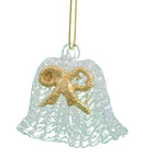 Spunglass Ornament - Gold Wedding Bells
