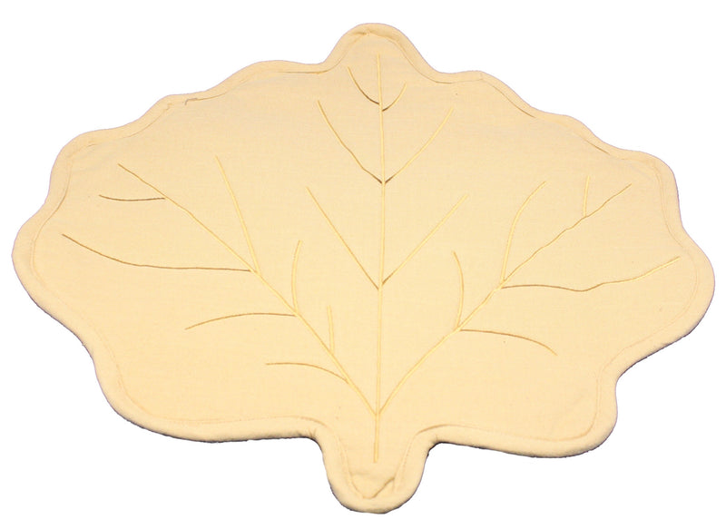 Maple Leaf Placemat - Gold - The Country Christmas Loft