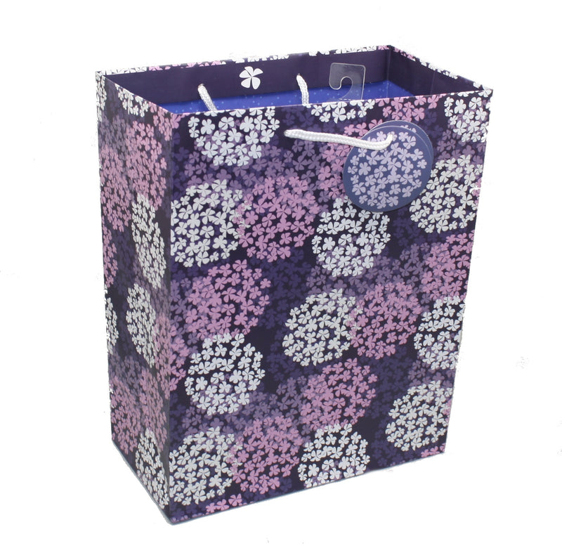 Purple Floral Gift Bag - The Country Christmas Loft