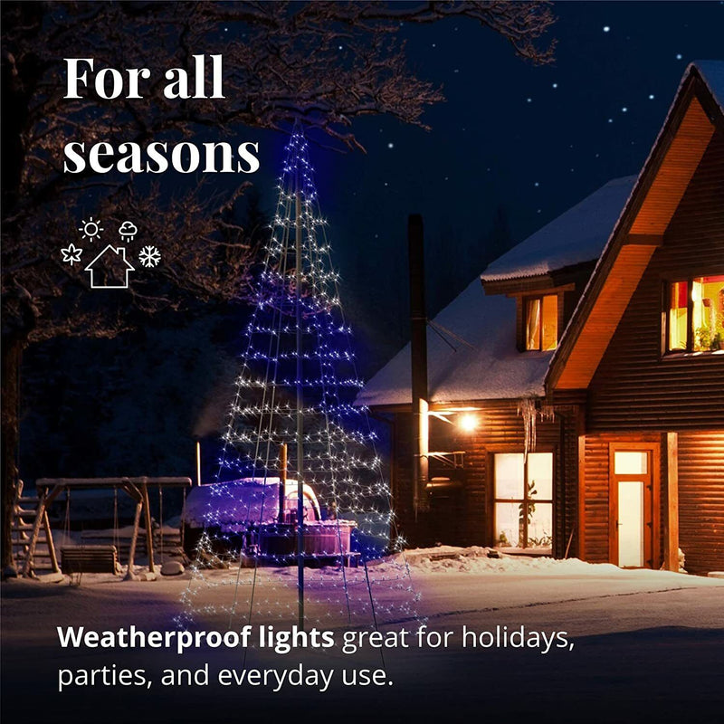Twinkly 750-Light RGB LED Light Pole Tree (Generation II) - The Country Christmas Loft