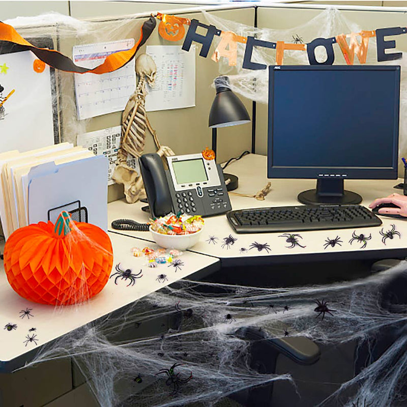 Halloween Spider & Web Decorations - The Country Christmas Loft