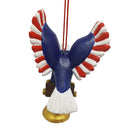 American Eagle With Bell Ornament - The Country Christmas Loft