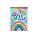 Positivity Glitter Trends Garden Flag - 12" x 18" - The Country Christmas Loft
