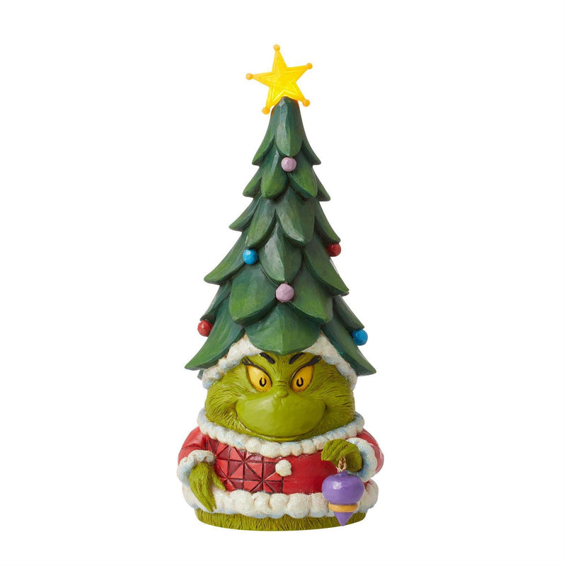 Grinch Gnome with Light-up Tree Hat