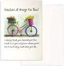 Smiles And Hugs To You Greeting Card - The Country Christmas Loft